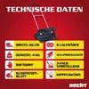 HECHT 661 GT Schneeschieber Schneeschaufel mit Räder | 66 Produktbild-Vorschau 8