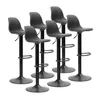 FURNIFY® 6er Set Barhocker RUNDA Barstuhl aus Kunstleder | Produktbild-Vorschau 1