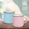 Kaffeetassen Emaille-Optik Pastell, Teetassen 3er Set, 350 Produktbild-Vorschau 3