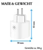 Echos Smart WLAN zásuvka 2-pack | Hlasové ovládanie pomocou Náhľad obrázku produktu 7