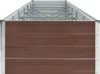 vidaXL Zahradní zvýšený záhon z pozinkované oceli 480x80x45 Náhled obrázku produktu 1