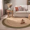 Jute Teppich Rund - Fair Natur Grun Produktbild-Vorschau 2
