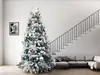 Geschmückter künstlicher weihnachtsbaum mit 215 Stk Kugeln Produktbild-Vorschau 2