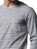 Herren Pyjama Oberteil lang pure Baumwolle von der Marke Produktbild-Vorschau 2