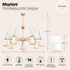 Maytoni Vesper Pendelleuchte MOD108PL-14WG 14xE14, Weiß mit Produktbild-Vorschau 2