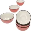Mäser OSITA Rose White 6x miseczka 450 ml różowa ceramika 6 Podgląd zdjęcia produktu 2