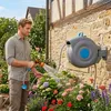 Gartenschlauchaufroller 30m Schwenkbare Schlauchtrommel Produktbild-Vorschau 3