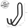 2er Set WELLGRO Wand Fahrradhalter inkl. Metallschrauben Produktbild-Vorschau 3