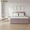 Boxspringbett - 160x200 - Rosa - mit Bettkästen - mit Produktbild-Vorschau 8