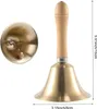 Handglocke 15 x 8 cm + Holzgriff – für Hotels, Restaurants, Produktbild-Vorschau 2