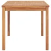 vidaXL Garten-Esstisch 140x80x77 cm Massivholz Teak Produktbild-Vorschau 2