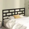 Kopfteil Schwarz 186x4x100 cm Massivholz Kiefer , Kopfteile Produktbild-Vorschau 1