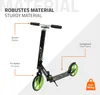A scooter with labels pointing out its features. Náhľad obrázku produktu