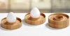 4x EIERBECHER Ø10cm Holz rund Eierhalter Eierbehälter Produktbild-Vorschau 3