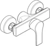 KLUDI ZENTA SL Brause-Einhandmischer, Wandmontage, Produktbild-Vorschau 4