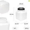 Fût en plastique Garronda 10 L Fût carré sans BPA et Voir les images du produit 3