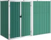 vidaXL Zahradní přístřešek zelený 225x89x161 cm Pozinkovaná Náhled obrázku produktu 1