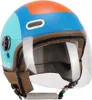 Kask Jet CGM 191G PIX SPRINT Celeste Blue Orange Matt Długi Podgląd zdjęcia produktu 2