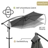 deluxe4home® Sonnenschirm Ø270 cm Anthrazit I Ampelschirm Produktbild-Vorschau 8