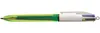 BIC 4Colours Fluo Stylo rétractable clipsable Noir, Bleu, Voir les images du produit 2