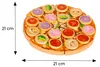 Drevená pizza na krájanie so suchým zipsom pre deti, 27 Náhľad obrázku produktu 4