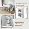 Flieks Lit superposé 90x200cm avec bureau extensible, lit Voir les images du produit 5