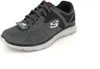 A single gray Skechers athletic shoe is shown against a white background. Produktbild-Vorschau