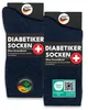 6 Paar Diabetiker Socken ohne Gummi 97% Baumwolle Damen Produktbild-Vorschau 1