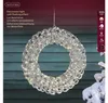 LED vánoční věnec, průměr 38 cm, stříbrný, značka Kaemingk Náhled obrázku produktu 3
