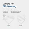 Bemko Premium E27 LED-Lampe Globe 16W 2400lm 2700K warmweiß Produktbild-Vorschau 5