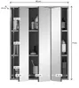 Spiegelschrank Mason BxHxT 60 x 77 cm x 18 cm eiche Produktbild-Vorschau 5