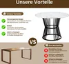 A comparison of two tables, highlighting the advantages of one and the disadvantages of the other. Náhľad obrázku produktu