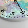 Wanduhr - Rund - Glasuhr - Abstraktion modern - 30x30cm - Produktbild-Vorschau 5