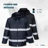 Chaqueta impermeable azul marino, talla L, modelo F440GL Vista previa de la imagen del producto 5
