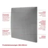 Pannello imbottito MOLLIS, grigio, quadrato, decorativo, Anteprima dell’immagine prodotto 16