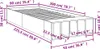 vidaXL Bettgestell Sonoma-Eiche 90x200 cm Holzwerkstoff Produktbild-Vorschau 8