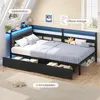 KIMENICH Polsterbett Schlafsofa mit LED-Beleuchtung, Produktbild-Vorschau 4
