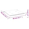 Gartenstuhl-Kissen 2 Stk. Grau 40x40x4 cm Oxford-Gewebe Produktbild-Vorschau 8