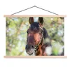 MuchoWow® Textilposter Pferde - Blüte - Frühling - Tiere Produktbild-Vorschau 1