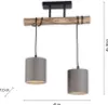 JUST LIGHT LED Pendelleuchte TRIBU Esszimmerlampe im Produktbild-Vorschau 3