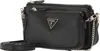 A black Guess handbag with a silver logo. Produktbild-Vorschau