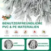 COSTWAY Arbre de Noël artificiel avec neige, Sapin avec Voir les images du produit 5