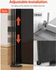 Výsuvná dětská branka, výška 870 mm, roztažitelná na šířku Náhled obrázku produktu 3