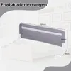 COSTWAY Barrière de lit pour jeunes enfants, 120x42cm Voir les images du produit 3