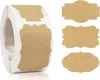 500 Stück Kraftpapier-Etiketten, selbstklebende Aufkleber, Produktbild-Vorschau 1