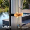 AREBOS Solardusche 40L Silber mit Thermometer – Pooldusche Produktbild-Vorschau 6