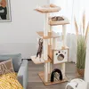 COSTWAY Tiragraffi a 6 livelli 176 cm, albero per gatti con Anteprima dell’immagine prodotto 2