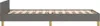 vidaXL Bettgestell ohne Matratze Dunkelgrau 90x190 cm Stoff Produktbild-Vorschau 5
