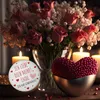 Herzen Magnet rund rund mit Spruch Ich liebe dich mehr! Produktbild-Vorschau 3