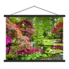 MuchoWow® Textilposter Bäume - Blumen - Japanisch - Natur - Produktbild-Vorschau 1
